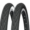 Michelin Fahrradreifen City´J Schwarz/weiß -Fahrradzubehör Geschäft michelin fahrradreifen cityj schwarz weiss