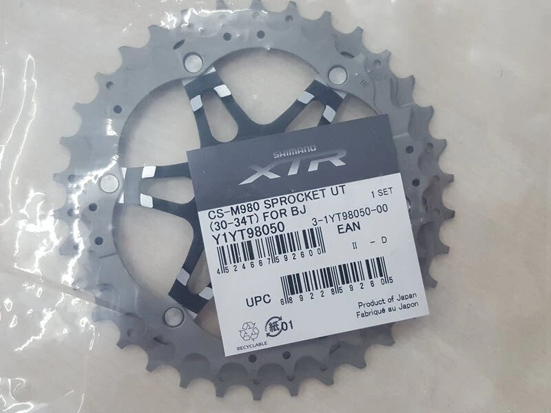 Shimano Ritzel Einheiten Für XTR Kassette CS-M980 3 Shimano Ritzel Einheiten Für XTR Kassette CS-M980